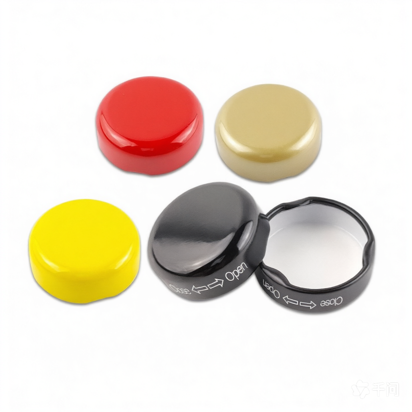 30mm T/O Tinplate Metal Plastisol Lined Caps